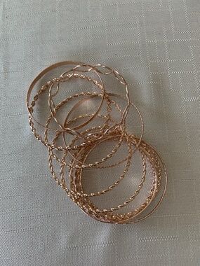 pink gold colour bracelets